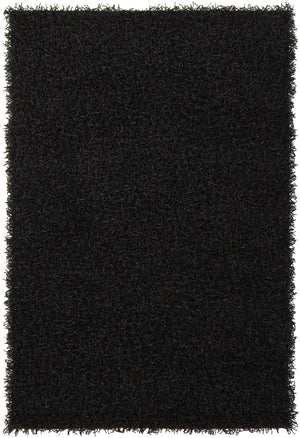 Chandra Rugs Hand-woven Contemporary Rug - Elevate Your Space With Luxurious Texture And Timeless Style For Comfort Black Polyester Zar14503-46