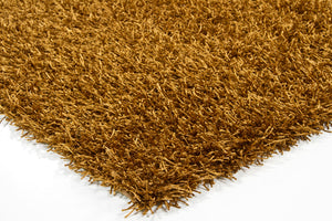 Chandra Rugs Hand-woven Contemporary Rug - Elevate Your Space With Unique Texture, Warmth & Versatile Style! Gold Polyester Zar14505-46