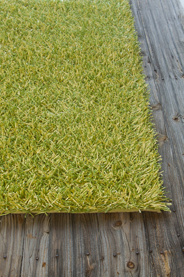 Chandra Rugs Hand-woven Contemporary Rug - Elevate Your Space With Unique Artistry, Texture, And Modern Elegance! Green,Yellow Polyester Zar14511-46