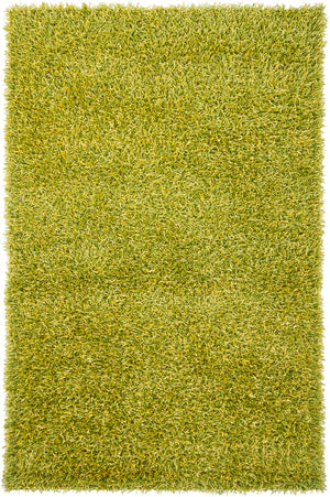 Chandra Rugs Hand-woven Contemporary Rug - Elevate Your Space With Unique Artistry, Texture, And Modern Elegance! Green,Yellow Polyester Zar14511-46