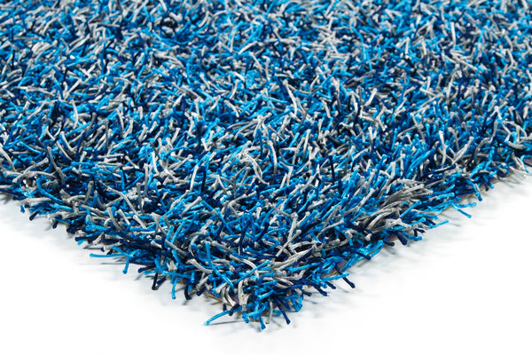 Chandra Rugs Hand-woven Contemporary Rug - Exquisite Artisanal Design For Modern Living Spaces, Durable Comfort Navy,Blue,Grey Polyester Zar14512-46