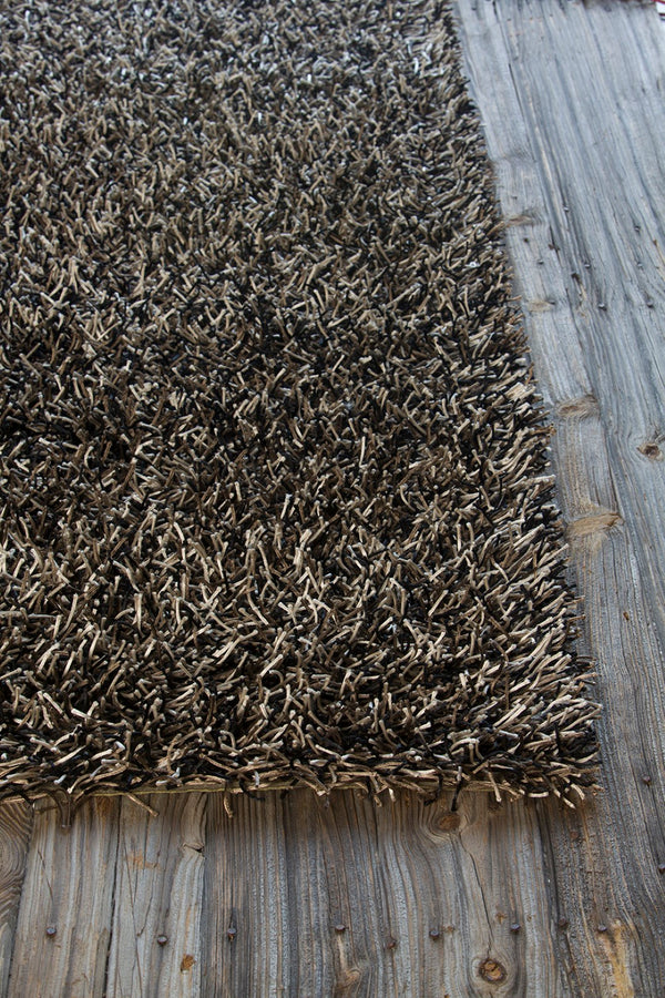 Chandra Rugs Hand-woven Contemporary Rug - Elevate Your Space With Artistry, Comfort & Unique Texture For Style Black,Cream,Olive Polyester Zar14513-46