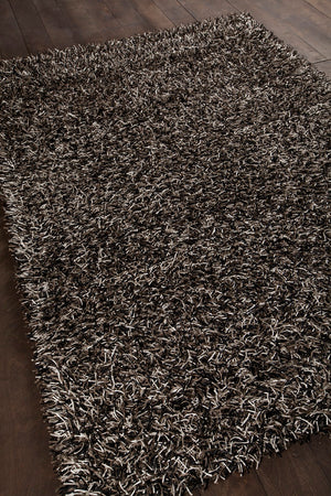 Chandra Rugs Hand-woven Contemporary Rug - Elevate Your Space With Artistry, Comfort & Unique Texture For Style Black,Cream,Olive Polyester Zar14513-46