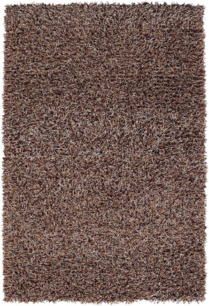 Chandra Rugs Hand-woven Contemporary Rug - Luxurious 100% Polyester Design For A Chic, Comfortable Home Upgrade! Brown,Plum,Ivory Polyester Zar14514-46