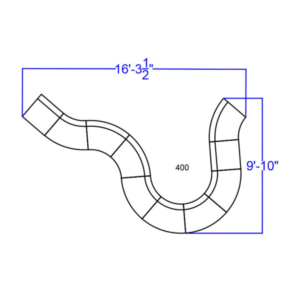 English Elm HERCULES Alon Series Modular Reception Set with Plush Comfort and Stylish LeatherSoft Upholstery Melrose White ZB-803-400-SET-WH-GG