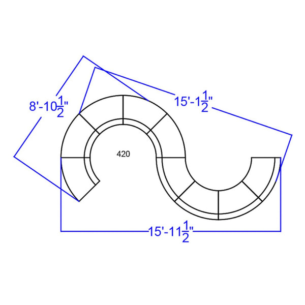 English Elm HERCULES Alon Series 9-Piece Reception Seating Set for Modern Lobbies and Waiting Areas Melrose White ZB-803-420-SET-WH-GG