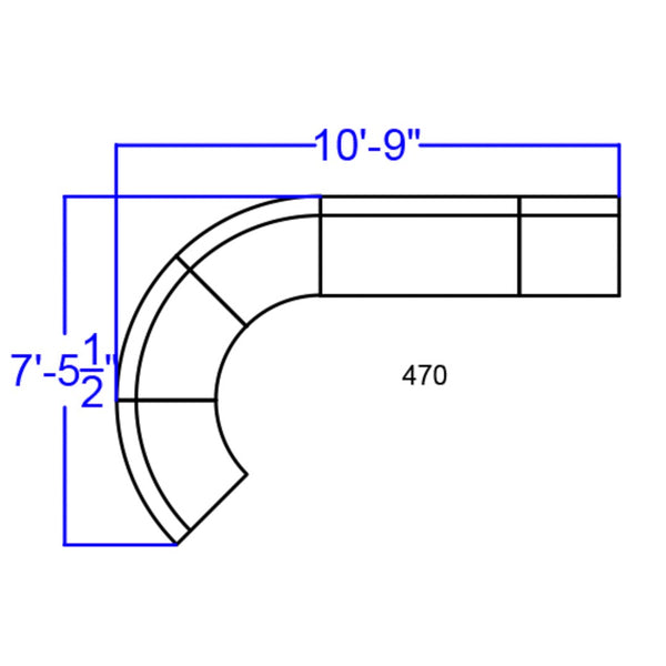 English Elm HERCULES Alon Series Reception Seating Set - Stylish 5-Piece Modular Design for Modern Spaces Black ZB-803-470-SET-BK-GG