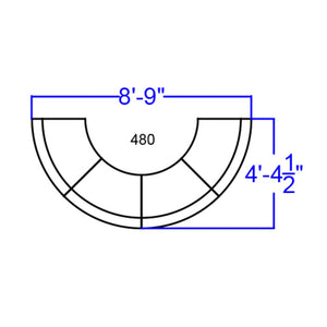 English Elm HERCULES Alon Series Reception Set - Stylish 4-Piece Modular Seating for Modern Lobbies & Comfort Black ZB-803-480-SET-BK-GG