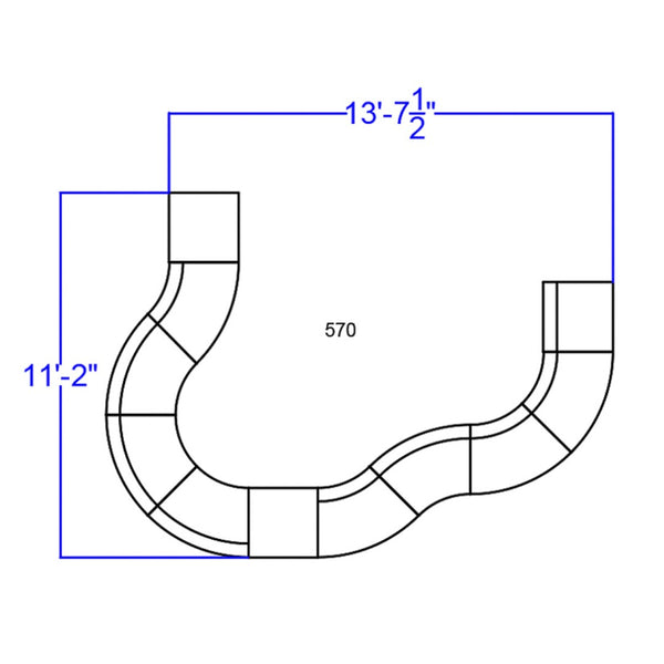 English Elm HERCULES Alon Series Modular LeatherSoft Reception Set for Stylish and Comfortable Waiting Areas Melrose White ZB-803-570-SET-WH-GG