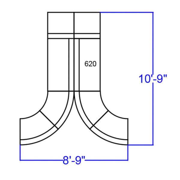 English Elm HERCULES Alon Series Modular Reception Set – 8-Piece Comfortable Seating for Modern Office Spaces Black ZB-803-620-SET-BK-GG