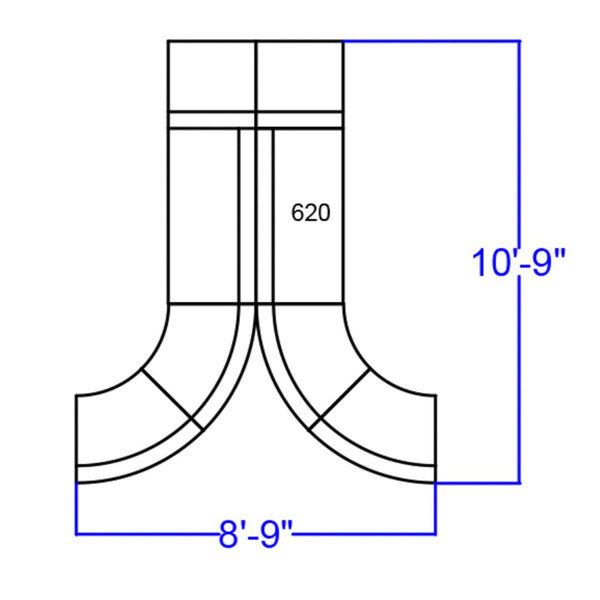 English Elm HERCULES Alon Series Modular Reception Set – 8-Piece Comfortable Seating for Modern Office Spaces Melrose White ZB-803-620-SET-WH-GG