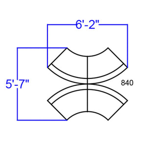 English Elm HERCULES Alon Series Modular Reception Set - 4-Piece Comfortable Seating for Professional Spaces Melrose White ZB-803-840-SET-WH-GG