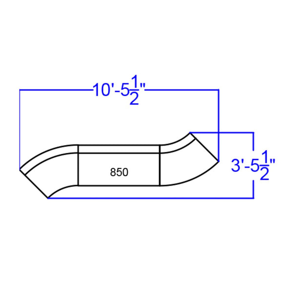 English Elm HERCULES Alon Series Modular Reception Seating Set - Stylish, Durable Comfort for Modern Offices Black ZB-803-850-SET-BK-GG