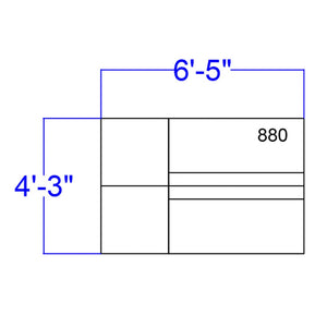 English Elm HERCULES Alon Series 4-Piece Reception Set for Modern Offices - Stylish, Modular & Comfortable Design Black ZB-803-880-SET-BK-GG