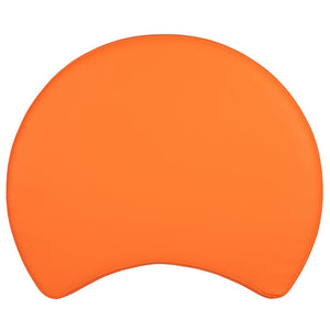 English Elm Nicholas Soft Seating Flexible Moon Ottoman for Interactive Learning and Collaborative Spaces Orange ZB-FT-045C-18-ORANGE-GG
