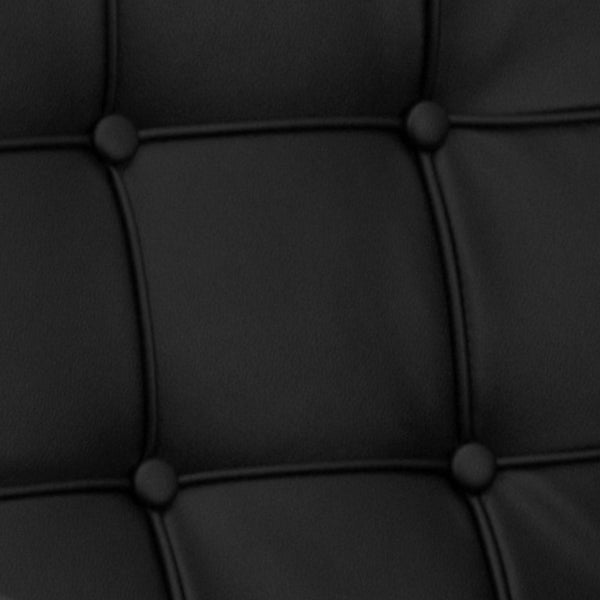 English Elm HERCULES Lacey Series Modern LeatherSoft Visitor Chair with Stainless Steel Frame for Office Use Black ZB-LACEY-831-2-CHAIR-BK-GG