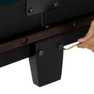 Legends Furniture Bridgevine Home King Size Beige Tufted Upholstered Platform Bed Dynasty, Beige  Zbrd-7002kg