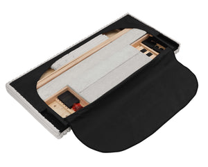 Legends Furniture Bridgevine Home King Size Minky Stone Upholstered Platform Bed Mondo Grey, Grey  Zbrd-7003kg