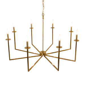 Minimalist Candelabra Chandelier Stainless Steel ZD4180-B8BR Zentique