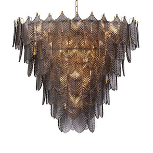 Clara Chandelier Large Grey, Gold ZD5187-16BR-PSG Zentique