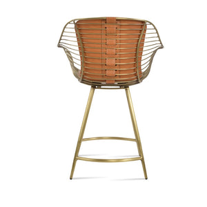 Soho Concept Zebra Armchair Barstools With Steel Frame: Stylish Chrome/Brass Finish & Removable Seat Pad, 5-year Guarantee Brass  Soho-concept-dining-chair-10106