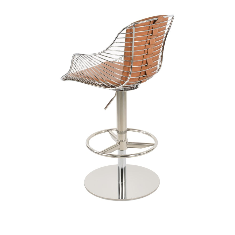 Soho Concept Zebra Stylish Arm Barstools & Counterstools With Customizable Bases | 10-year Warranty & Removable Pads Black  Soho-concept-dining-chair-10107