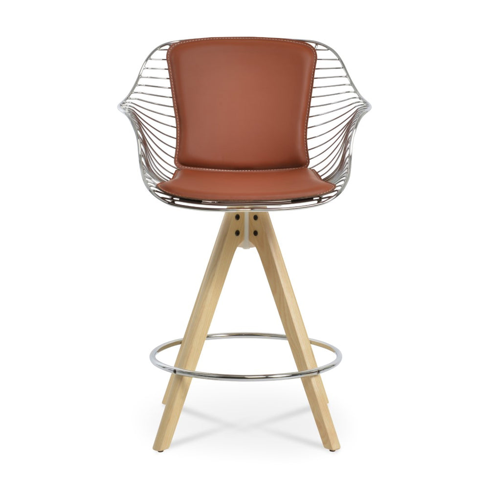 Soho Concept Zebra Armchair Barstools With Steel Frame: Stylish Chrome/Brass Finish & Removable Seat Pad, 5-year Guarantee Ash,Brass  Soho-concept-dining-chair-10116