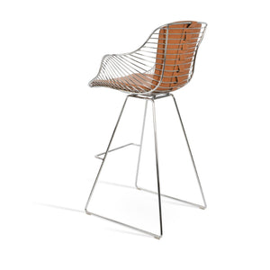 Soho Concept Zebra Armchair Barstools With Steel Frame: Stylish Chrome/Brass Finish & Removable Seat Pad, 5-year Guarantee Chrome  Soho-concept-dining-chair-10122