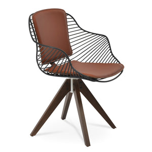 Soho Concept Zebra Armchair Dining Chair With Durable Steel Frame & Removable Seat Pad – 5-year Guarantee! Ash,Black  Soho-concept-dining-chair-06325