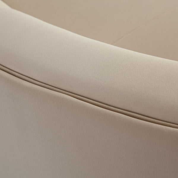 Diamond Sofa Zelda 2pc Curved Modular Armless Chaise Set In Light Camel Velvet With Chic Accent Pillows - Stylish Comfort Camel Fabric Zelda2pclcrclca