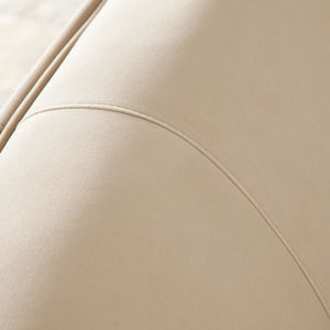 Diamond Sofa Zelda Curved Armless Sofa In Light Camel Performance Velvet With Stylish Accent Pillow - Chic Design! Camel Fabric Zeldaaslca