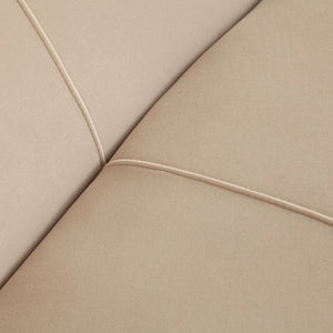 Diamond Sofa Zelda Curved Chaise In Luxurious Light Camel Velvet With Accent Pillow - Chic Modular Seating Solution Camel Fabric Zeldarclca