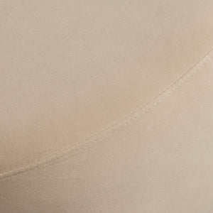 Diamond Sofa Zelda Curved Chaise In Luxurious Light Camel Velvet With Accent Pillow - Chic Modular Seating Solution Camel Fabric Zeldarclca