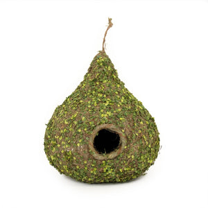Zentique Faux realistic bird nest decor 11" round — durable plastic & cloth lifelike texture for tablescapes, crafts ZEN-9165-180503-8