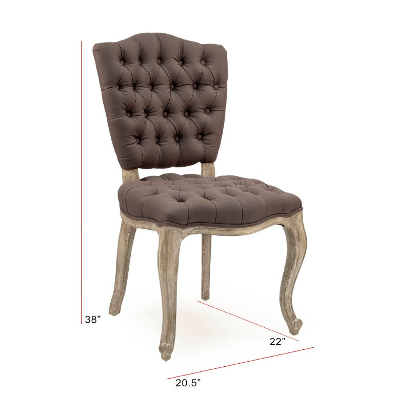Zentique Piaf Side Chair - Thumbnail 4