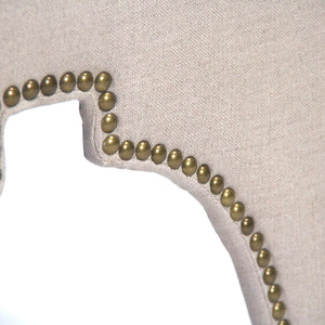 Marnix Cubic Stool Natural Linen ZEN05 A003 Zentique