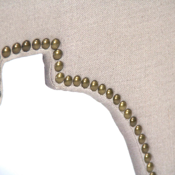 Marnix Cubic Stool Natural Linen ZEN05 A003 Zentique