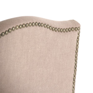 Aria Bar Stool Recycled Oak, Linen/Cotton ZEN101 Barstool Zentique