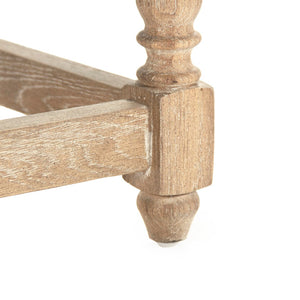 Aria Cafe Stool Limed Grey Oak, Natural Linen ZEN101 E272 A003 Zentique