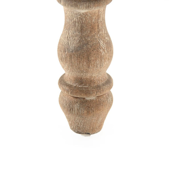 Zentique Aria Oak Counter Stool with Linen Upholstery — Padded Seat, Contoured Back, Durable Solid Oak Frame (97 chars) ZEN101 Counter E272 A003