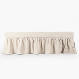 Elena Bench - Stylish Rectangular Linen-Cotton Slipcovered Seating for Elegant Home Décor Solutions