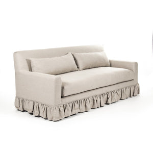 Zentique Liam Sofa with Solid Oak Frame and Breathable Linen Upholstery — Modern Comfort, Scandinavian Style192 ZEN104-3