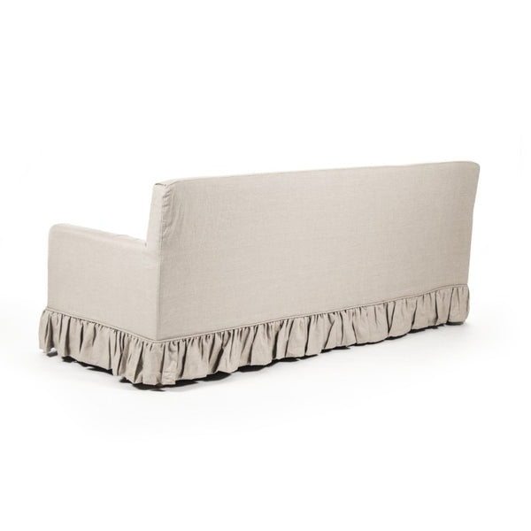 Zentique Liam Sofa with Solid Oak Frame and Breathable Linen Upholstery — Modern Comfort, Scandinavian Style192 ZEN104-3