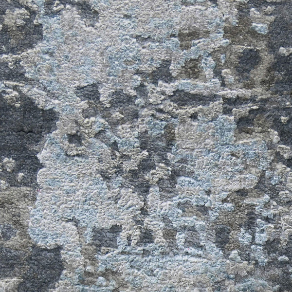 Zenith Hand-knotted Wool Silk Abstract Area Rug Artisan Carved Pile Modern Living Room