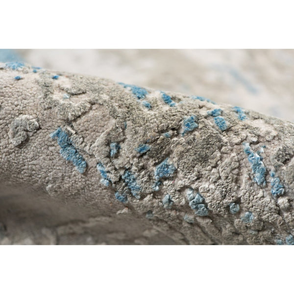 Amer Rugs Zenith Hand-knotted Abstract Design Area Rug – Luxurious New Zealand Wool & Silk For Timeless Elegance Water Spray Wool, Silk Zen110810