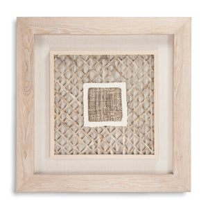 Zentique Abstract Paper Framed Art - Elevate Your Space With Modern Elegance And Timeless Durability Today! Light Brown Paper In Tan Frame Mdf,Glass Zen22076a