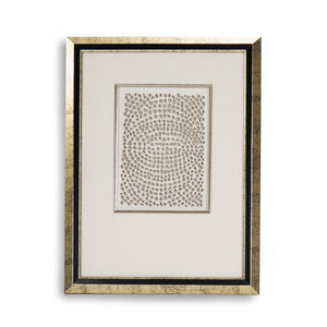 Zentique Abstract Framed Paper Art with Pine Frame, Minimalist Neutral Abstract Print, Ready-to-Hang Gallery Decor (24x32) ZEN22080A