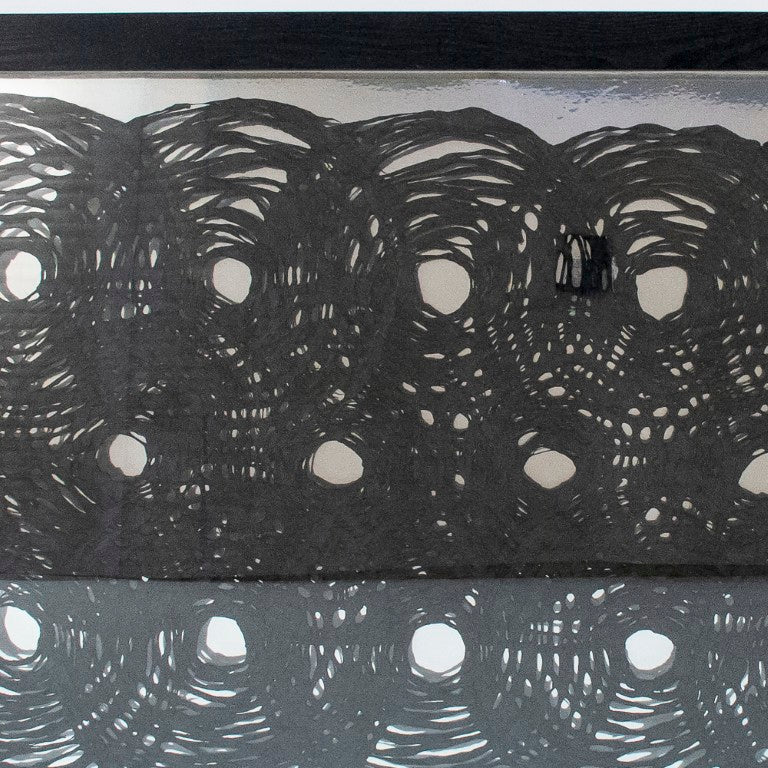 Zentique Abstract Layered Paper Framed Art