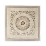 Abstract Paper in Acrylic Wall Art Off-White, Natural ZEN38524C Zentique
