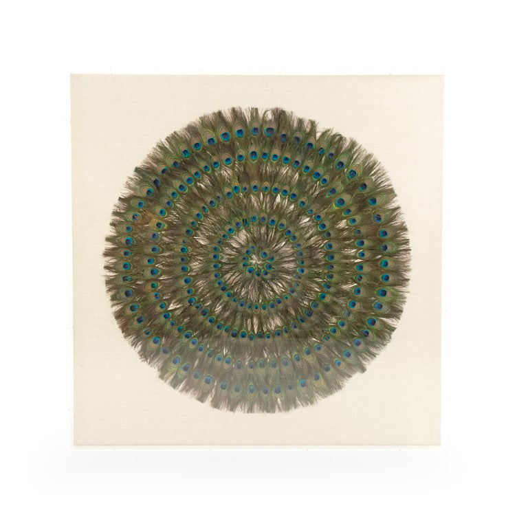 Zentique Abstract Layered Paper Acrylic Framed Art — 47.25" Square Textured Modern Wall Piece, Ready to Hang ZEN30103